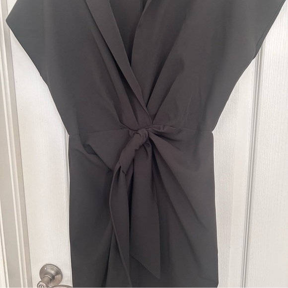 ASOS Petite Collared Wrap Dress - Picture 3 of 8